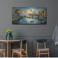 thumbnail image 4 of Luxe Metal Art 'Venice Italy Grand Canal and La Salute' by Pedro Gavidia, Metal Wall Art, 48"x24", 4 of 9