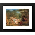 thumbnail image 2 of John Alexander Gilfillan 18x15 Black Modern Framed Museum Art Print Titled - Homeward Bound- Dinner-Time (circa 1852), 2 of 5