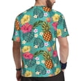 thumbnail image 2 of Wukai Pineapple Print Men's Short-Sleeved Mesh T-Shirt,Quick-Dry Short Sleeve Workout T-Shirt-6X-Large, 2 of 8
