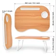 thumbnail image 4 of Lap Desk for Laptop Bed Trays for Eating Bed Table Tray Breakfast in Bed Tray for Adults Lap Table Laptop Stand for Bed with Cup Holder for Sofa/Couch/Study, 4 of 4