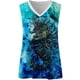 thumbnail image 4 of Tops de chaleco de impresión sin mangas de ocio con cuello en V de moda para mujer Fridja  qr5789, 4 of 5
