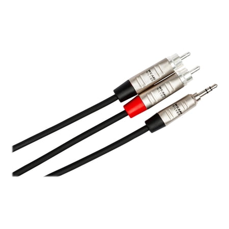 UPC: 0728736053991 | Hosa HMR-010Y-U 10 ft. 3.5 mm TRS to Dual RCA Pro Stereo Breakout Cable