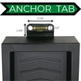 thumbnail image 3 of Master Mark Chevron Splashblock Black Gutter Downspout 24”, 3 of 7