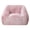 Fluffy Pink, variant on Fulsmile 4FT Bean Bag Chair for Adults, Compressed Cozy Lazy Sofa Filled with Memory Foam, Trapezoidal Large Reading Fluffy Chair for Bedroom Living Room Video Room, Gray