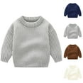 thumbnail image 5 of Gibobby Baby Girls Knitted Cardigan Sweater Crewneck Knit Crochet Button Closure Cardigan Tops Coat Outwear for Toddler,White,3-6 Months, 5 of 5