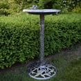 thumbnail image 2 of Oakland Living Corporation Premium Hummingbird Bird Bath Silver, 2 of 5