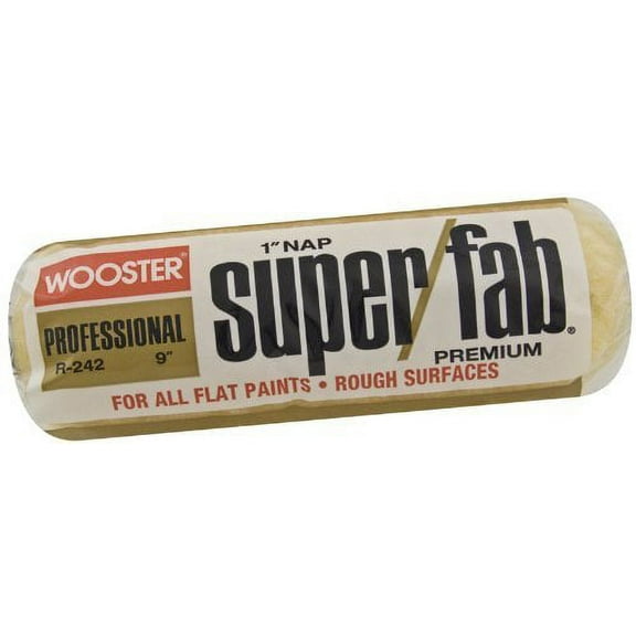 Wooster Brush R242-9 Super/Fab Roller Cover, 1-Inch Nap, 9-Inch