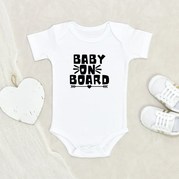 Newbabywishes - Funny Angel On Board Baby Clothes for Boys and Girls - Newborn Baby Clothes