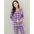 thumbnail image 6 of Women's Soft and Warm Lightweight Pajama Sleepwear Set with Pants RHW2863, 6 of 7