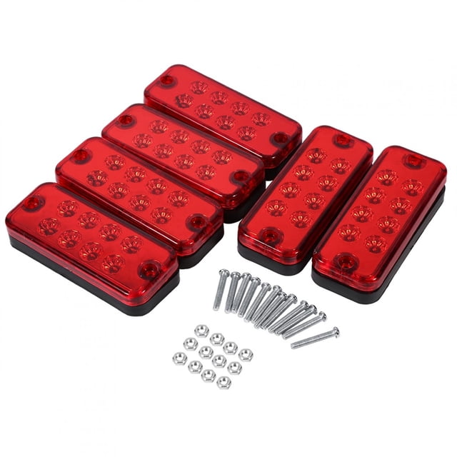8 Led Side Marker Lamp Side Marker Lamp Led Side Marker Lamp Side Marker Light Lamp Clearance Side Marker Lamp 6pcs 8 LED Clearance Side Marker Light Indicator Lamp Truck