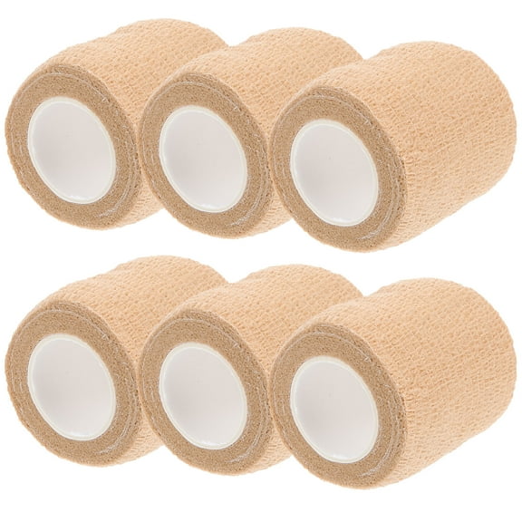 Sports Fitness Bandage Tape Large Bandages for Wounds Student 6 Rolls Wrist Polyester Athletic Medical