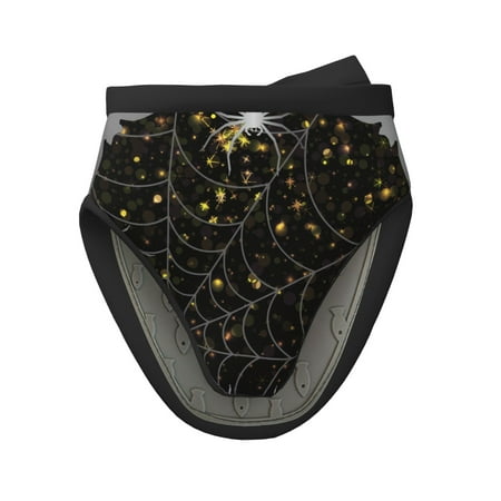 

Vsdgher Spiderweb Bats And A Spider Non-Slip Mini Oven Mitt Set Short Oven Mitts for Baking Grilling Barbecue Microwave 5.9 x5.9 in
