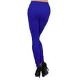 thumbnail image 3 of Women Fleece Lined Leggings Sports Gym Yoga Pants - (Dark Blue), 3 of 5