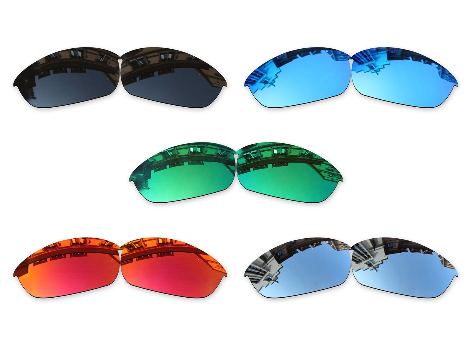 Vonxyz 5 Pack Polarized Replacement Lenses for Oakley Half Jacket 2.0 OO9144 Sunglasses Walmart