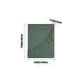 thumbnail image 3 of SSZMDLB Fitted Sheet Double Bed, Non-Slip Mattress Cover All-Inclusive Protection, Soft Polyester Bedding for Sleeping Naked, Elastic Deep Pocket 30cm, Solid Color Bed Sheet, 3 of 6