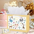 thumbnail image 4 of 14.5"Baby Gift Bag for Baby Shower with Tissue Paper and Greeting Cards for Boys Girls Birthday Party(Cute Animals), 4 of 12
