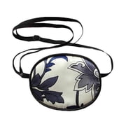 Panda Superstore Elastic Silk Eye Patch for Kids Lazy Eye Amblyopia- Flower Pattern