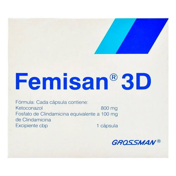 Grossman 800 mg/100 mg 3 cápsulas