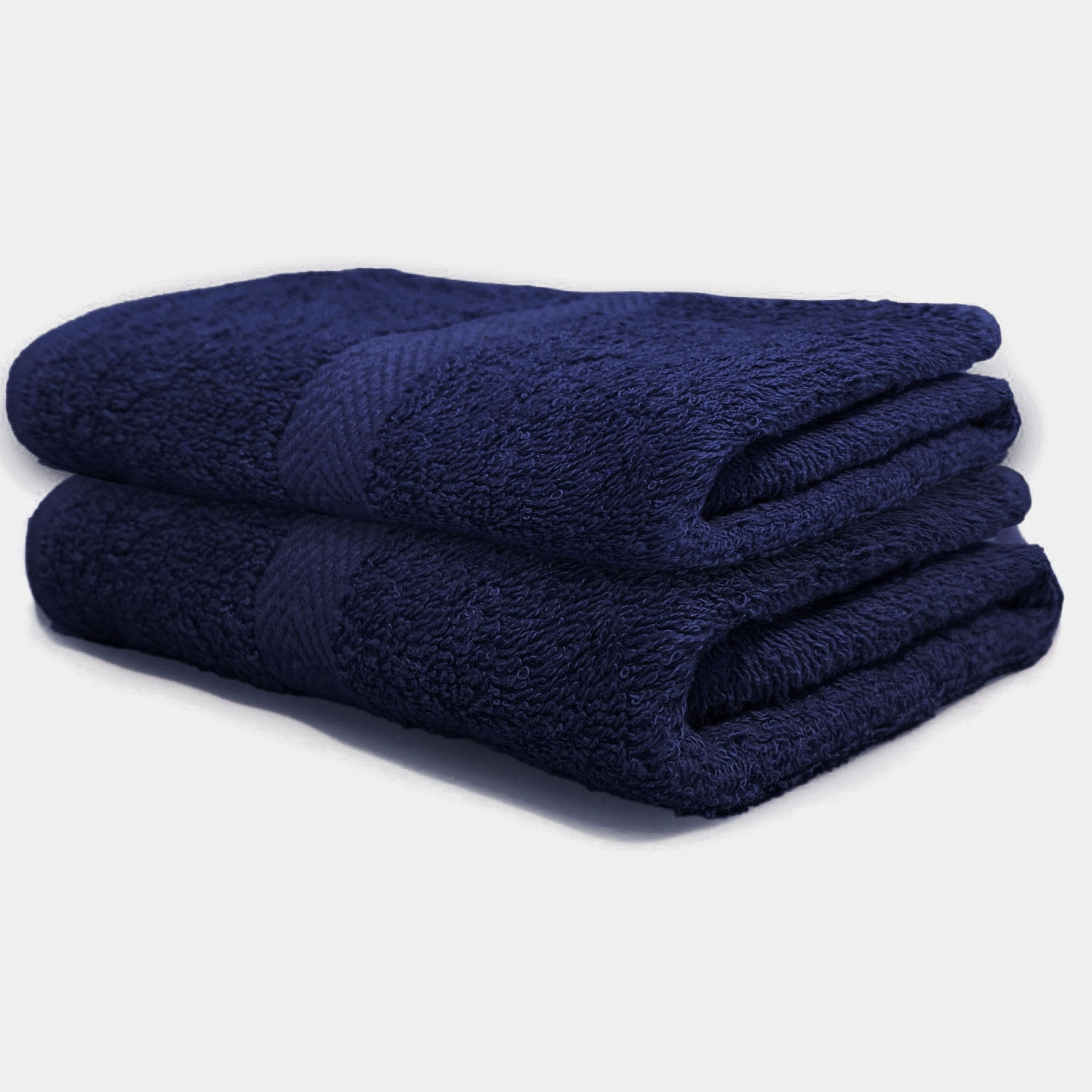 Soft Textiles 12 Pack Navy Blue Salon Towels - 16 x 27 Inch Soft Cotton Hand Towels for Hair Stylists, Barbers & Spas - Quick Dry, Durable Towel for Facial, Pedicure, Manicure & Massage Use