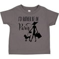 thumbnail image 3 of Inktastic I'd Rather Be in Paris- Shopping and Travel Girls Toddler T-Shirt, 3 of 5