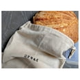 thumbnail image 3 of Combo Set of One 12"x15" Boule and One 6"x26" Baguette Farmhouse Natural Linen Bread Bags, Reusable Drawstring Bag for Homemade Bread Storage, Perfect for Bakers, House Warming, Etc., 3 of 9