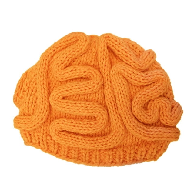 Funny Brain Knitted Hat,Knitted Personalized Brain Hat,Winter Hat