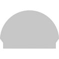 thumbnail image 5 of Ekena Millwork 30"W x 21-3/4"H x 2-3/4"P Half Round Smooth Architectural Grade PVC Combination Pediment, 5 of 7