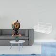 thumbnail image 2 of Reloj de mesa con figura y cesta organizadora de pared metálica para oficina, dormitorio, cocina, baño, estantería, sala de estar, decoración y almace, 2 of 8