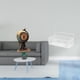thumbnail image 2 of Reloj De Mesa Moderno Con Figura De Globo Terráqueo Y Cesta Organizadora De Pared Metálica Para Oficina, Dormitorio, Cocina, Baño, Estantería, Sala De Estar, Decoración Y Almacenamiento., 2 of 8