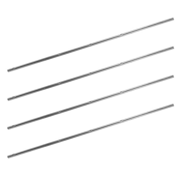 BESTOYARD 4pcs Machine Pole Foosball Table Rods Iron Replacement Parts Compact Design for Fan Gear