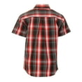thumbnail image 2 of Gioberti Boys Casual Plaid Checkered Short Sleeve Button Down Shirt, 2 of 3