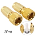thumbnail image 2 of 2pcs Expandable Hose Repair Adaptor Garden Hose Fitting Brass Hose Connector, 2 of 9
