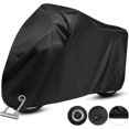 thumbnail image 1 of Funda para motocicleta, 245 x 105 x 125 cm, funda impermeable para motocicleta, lona Oxford 210T para motocicleta, resistente al viento, 1 of 5