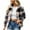 Khaki, variant on jsaierl Women's Fuzzy Fleece Jacket Casual Plaid Button Down Teddy Jacket Coat Outerwear