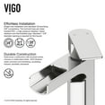 thumbnail image 6 of VIGO Ileana Single Handle Single-Hole Bathroom Faucet in Chrome, 6 of 8