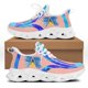 thumbnail image 1 of Zapatos planos con cordones y estampado de Santa Lucía para mujer, de verano, de malla transpirable, personalizados, nacionales, para pisos ligeros., 1 of 6
