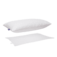 thumbnail image 3 of Quilted White Goose Feather Pillow - Firm Support - Queen Size Two Pack, 3 of 8