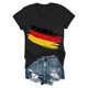 thumbnail image 5 of Women's Football Graphic T-Shirt, Women's V Neck Short Sleeve T Shirt, Casual Letter Print Tee, Fashion Summer Top for Soccer Tournament 2026 Light Gray Size: 2XL, 5 of 6