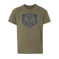 thumbnail image 2 of Made in America Kid's Graphic T-shirt, Patriotic Shirts - Olive MH200YPATRIOT S11 M, 2 of 3