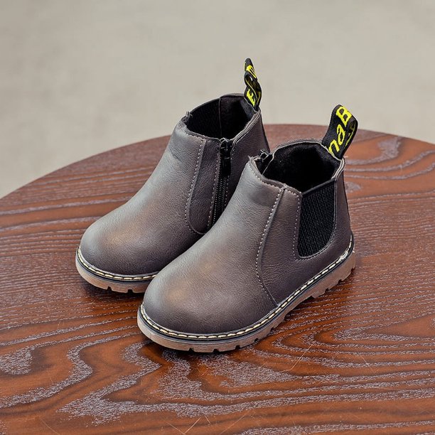 Botas Martin de otoño e invierno para niños, botas individuales para niñas, botas cortas, botas cálidas de algodón, botas para niños de moda