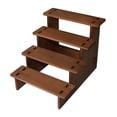 thumbnail image 1 of Yinanstore Wood Display Riser Collectibles Display Stand Desktop Decoration Jewelry Organizer Rack Showcase Fixtures for Figures Bedroom 4 Layer 20cm, 1 of 8
