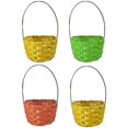 thumbnail image 1 of 4pcs Wicker Easter Basket Mini Woven Rattan Baskets Easter Egg Basket, 1 of 4