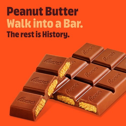 Hershey's Reese's Peanut Butter Bar Giant 208g, British Import (Pack of 3)