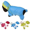 thumbnail image 1 of Flmtop Imperméable pour Chien Imperméable Veste à Capuche Vêtements Respirants Bleu, 1 of 9