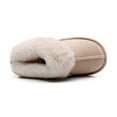 thumbnail image 3 of XGGC Women's Fireside Sydney Shearling Fur Indoor/Outdoor Scuff Slipper with Wide Widths ,pink ,white,gray, 3 of 6