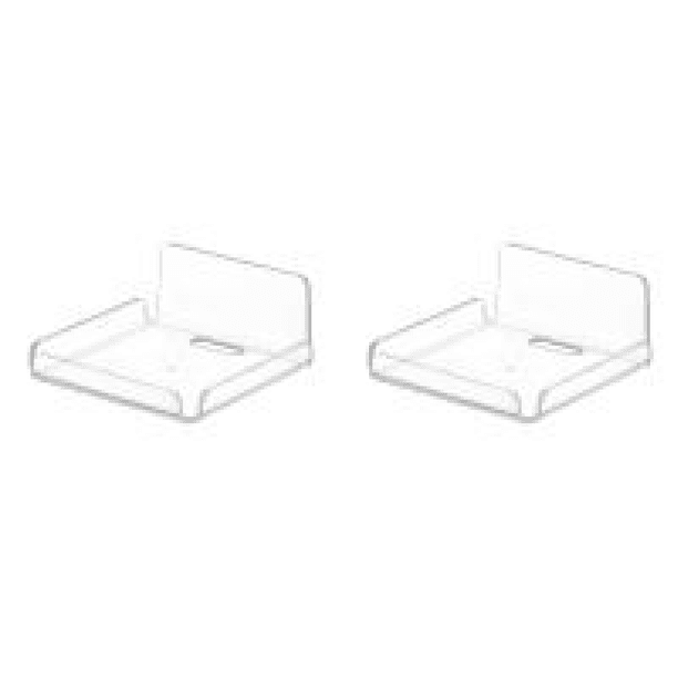 Estante de pared para cámara, almacenamiento acrílico versátil para altavoces, plantas, libros, juguetes
