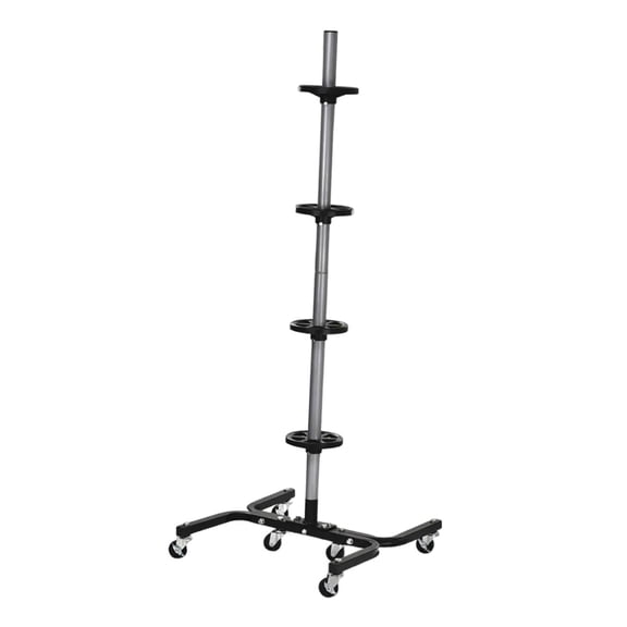 Luwecf Tire Rack Workshops Accessory with Wheels Space Saving Spare Tire Mount Rack