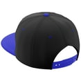 thumbnail image 3 of Daxton Classic Snapback Hat Old English Font Alphabet A to Z Flat Bill Visor Cap, Black Royal Hat, Royal N, 3 of 3