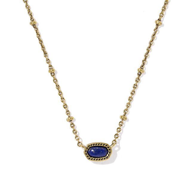 Collar Mini Elisa Kendra Scott en Lapislázuli Azul con Baño de Oro