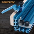thumbnail image 6 of POWERTEC 24" Drill Press Fence Set w/T Slot Fence, Mounting Brackets, Flip Stops, Hold Down Clamps, Hardware for T-Slot Drill Press Table Tops (71633), 6 of 7